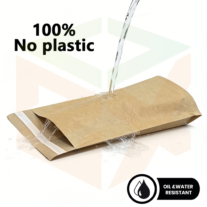 Zeal X uvádí na trh zakázkové vodotěsné papírové sáčky Kraft bez plastů, biologicky odbouratelné obaly z čistého papíru pro udržitelné globální značky