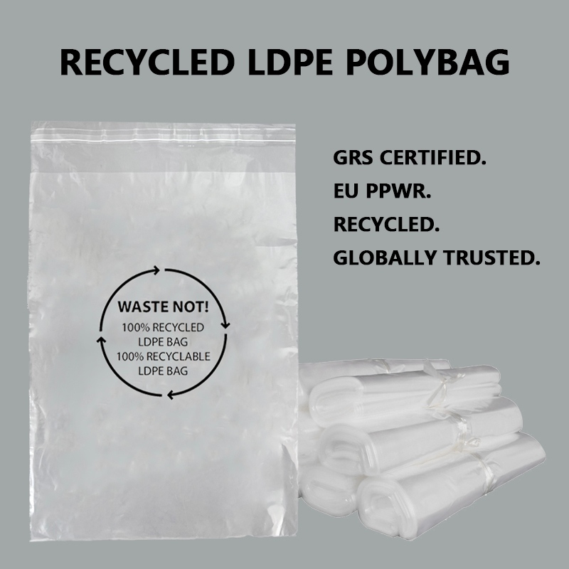 Zeal X uvádí GRS Certified recyklované LDPE obalové sáčky pro udržitelné maloobchodní a oděvní balení