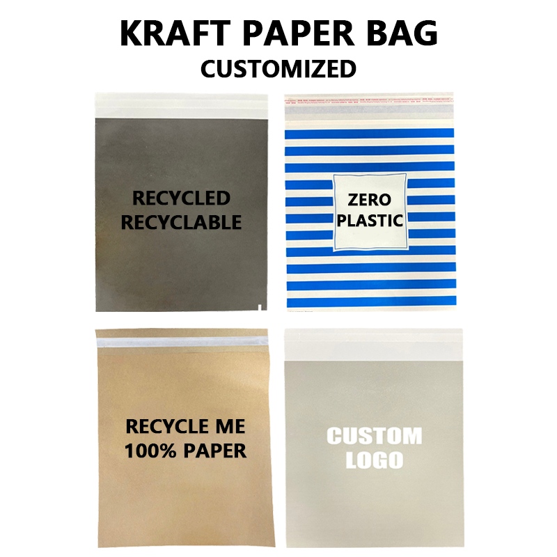 Vlastní recyklovatelná papírová taška Kraft pomáhá značkám upgradovat řešení udržitelného balení