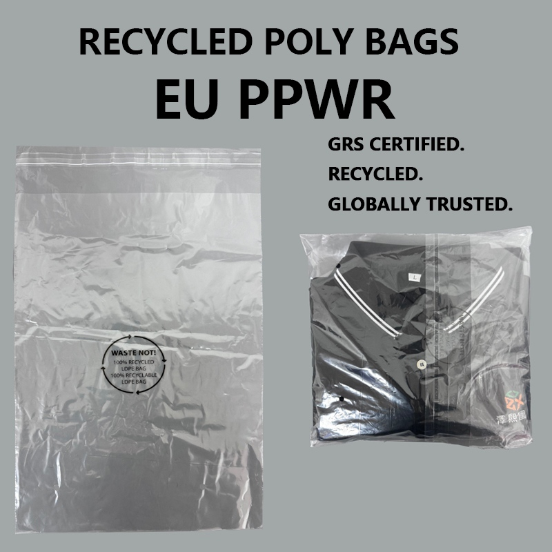 Zeal X uvádí na trh recyklované LDPE poly sáčky pro balení oděvů, protože EU PPWR nabývá účinnosti