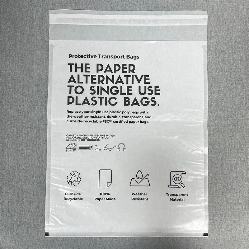 Vlastní biologicky odbouratelné pergamenové papírové sáčky Výrobce průhledných obalů bez plastu